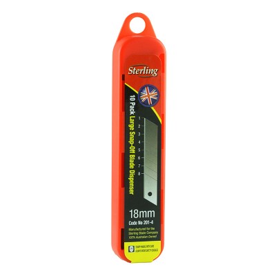 STERLING 18MM SNAP OFF BLADES (10PK)