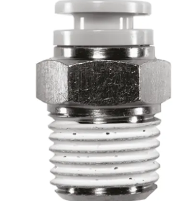 SMC 8MM X 3/8 BSP STRAIGHT ADAPTOR