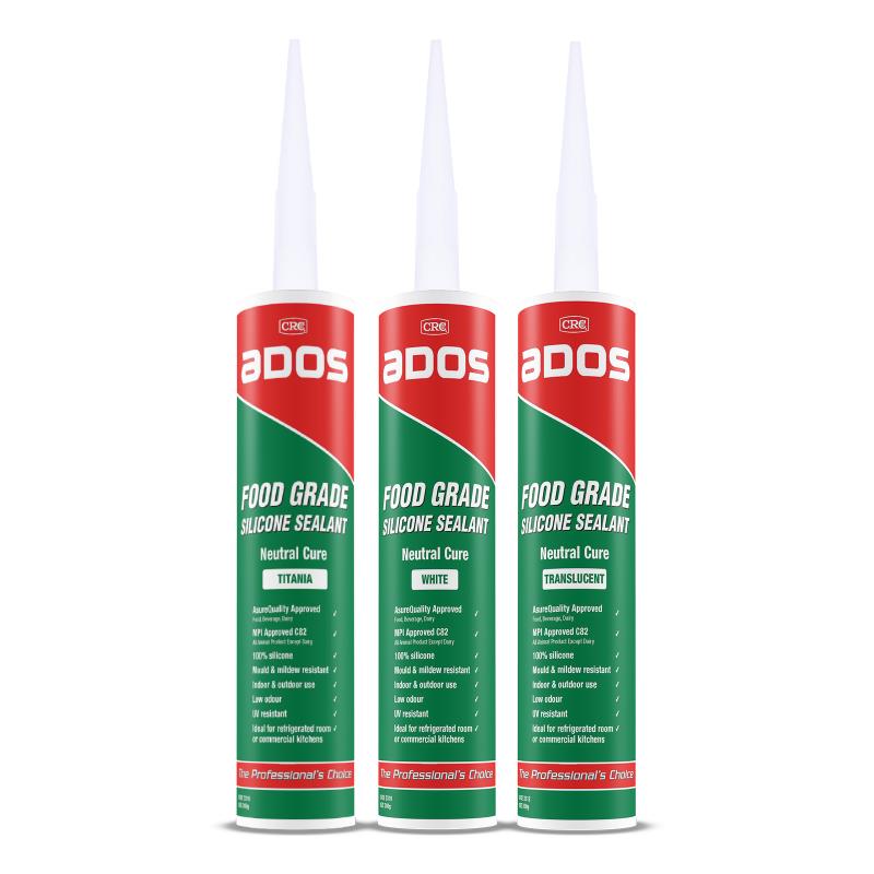 ADOS FOOD GRADE SILICONE SEALANT TRANSLUCENT (300grm)