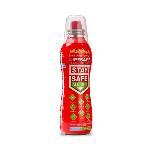 STAY SAFE HAND HELD FIRE EXTINGUISHER 200ML