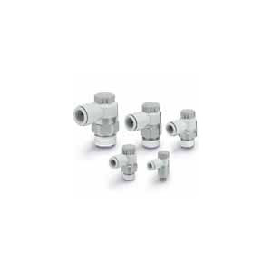 SMC 90o ELBOW FLOW CONTROL 1/8 X 8mm TUBE