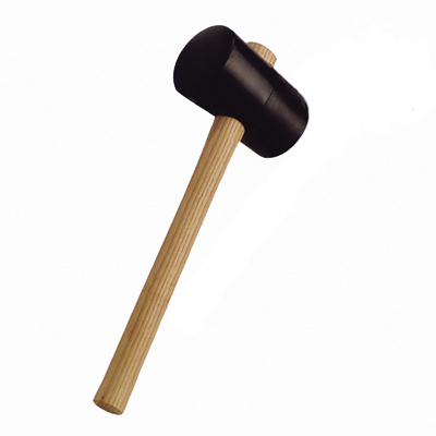 ENCO 24oz BLACK RUBBER MALLET
