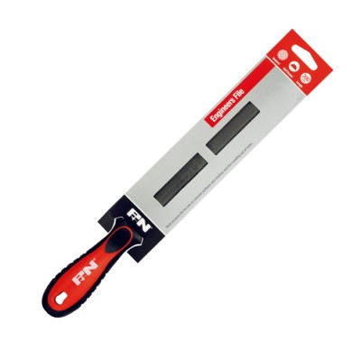 P&N 200mm BASTARD CUT 1/2 ROUND FILE C/W HANDLE