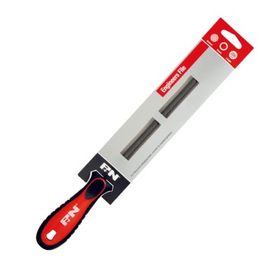 P&N 250mm BASTARD CUT ROUND FILE C/W HANDLE