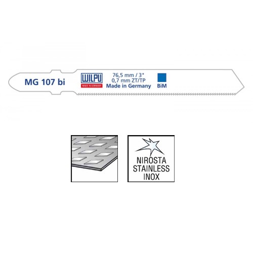 WILPU MG107B JIGSAW BLADES