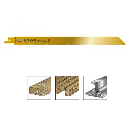 WILPU 1014C/280 BI METAL SABRE SAW BLADE