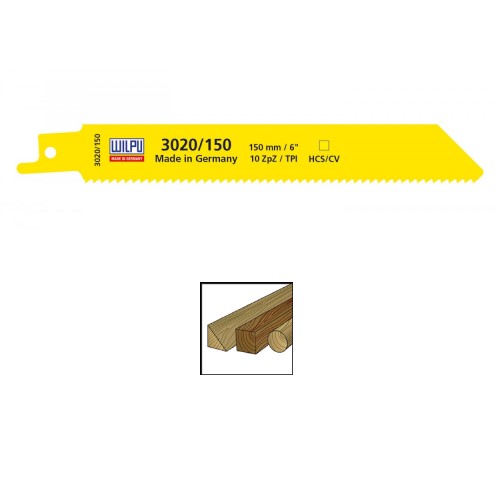 WILPU 3020/150 HCS/CV SABRE SAW BLADE
