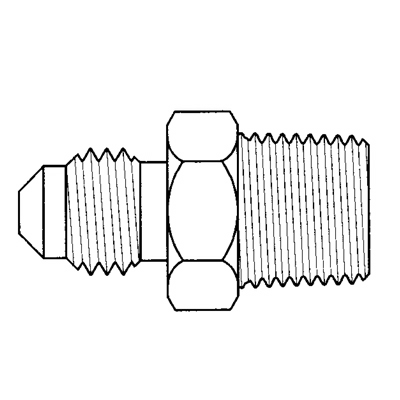 TITON 3/16 X 1/8 MALE FLARE UNION