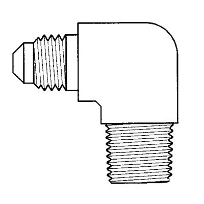 TITON 49X5X4 MALE FLARE ELBOW