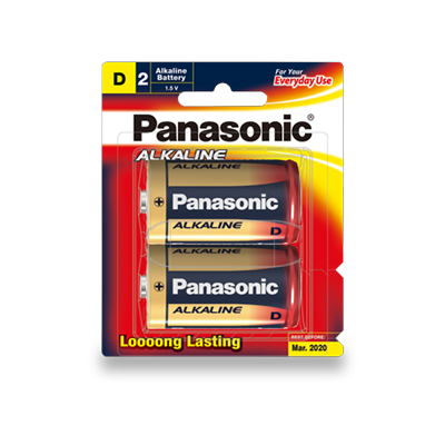 PANASONIC D BATTERIES 2 PACK