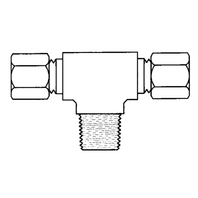 TITON 72X5X4 MALE BRANCH TEE