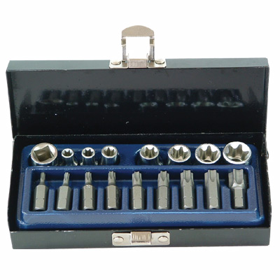 FORCE 3/8DRV STAR SOCKET & BIT SET