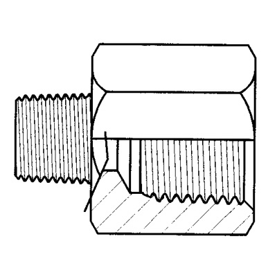 TITON 3200X8X8 M/F ADAPTOR