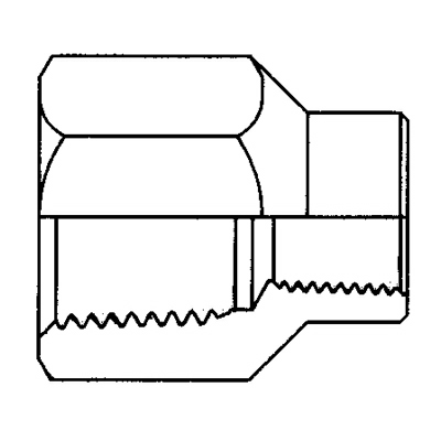 TITON 3304X8X2 REDUCING SOCKET