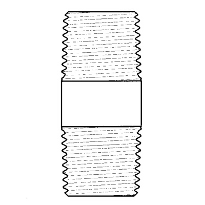 TITON 1/4 X 3" LONG NIPPLE