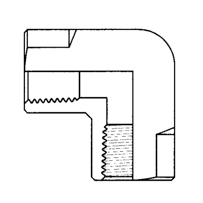 TITON 3/8 F/F ELBOW