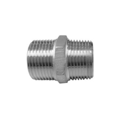 ST/ST T316 1/2" BSP HEX NIPPLE