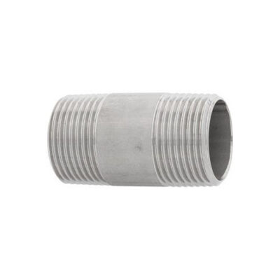 ST/ST T316 1.1/4" x 80mm BSP BARREL NIPPLE